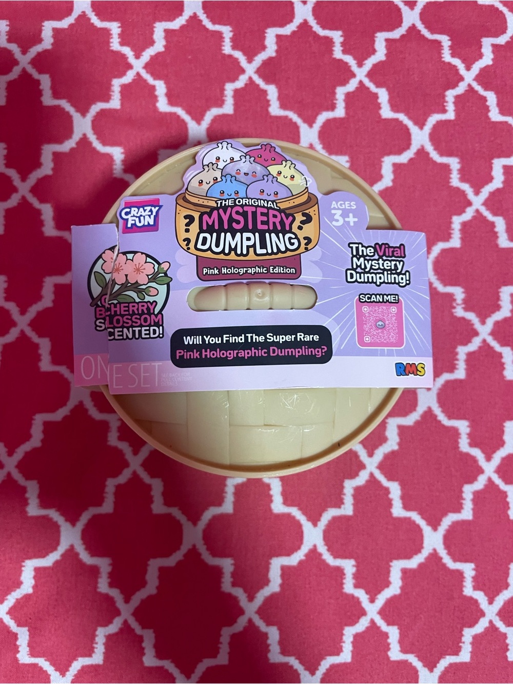 Rare Mystery Dumpling Pink Holographic Edition - Cherry Blossom Scented(BLUE)